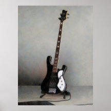STARTING UNDER $20 - Black and White Guitar Posters