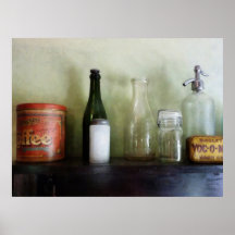 STARTING UNDER $20 - Bottles and a Coffee Can Poster