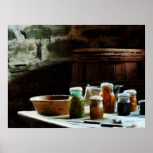 STARTING UNDER $20 Canning Jars Colourful Vegetabl Poster