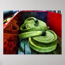 STARTING UNDER $20 - Coiled Fire Hoses Print