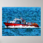 STARTING UNDER $20 - Fire Rescue Boat Print