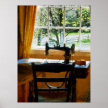 STARTING UNDER $20 - Sewing Machine By Window Print