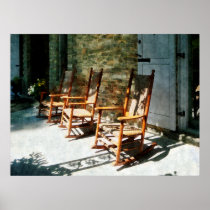 STARTING UNDER $20 - Three Wooden Rocking Chairs