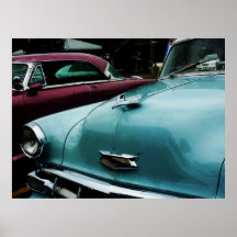STARTING UNDER $20 - Turquoise Bel Air Print