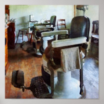 STARTING UNDER $20 - Two Barber Chairs Print