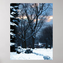 STARTING UNDER $20 - Winter Evening Print
