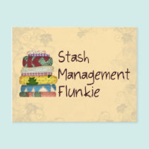 Stash Management Flunkie postcards