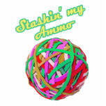 stashing my ammo rubberband ball photo sculptures