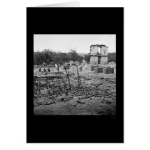 State Arsenal Ruins Richmond 1865 Greeting Cards