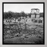 State Arsenal Ruins Richmond 1865 Print