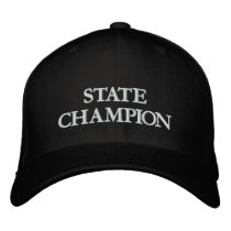 STATE CHAMPION EMBROIDERED HATS