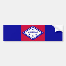 State Flag of Arkansas Bumper Sticker