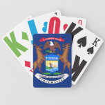 State Flag of Michigan Playing Cards playing cards