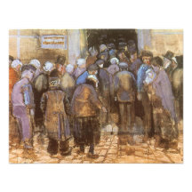 State Lottery Office (Poor Money) Vincent van Gogh Invitations
