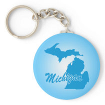 State Michigan Keychains