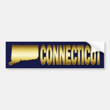 STATE OF CONNECTICUT BUMPER STICKERS