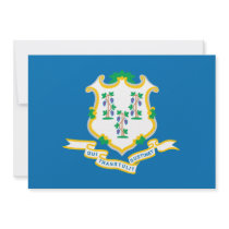 State of Connecticut flag Personalized Announcements