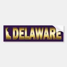 STATE OF DELAWARE BUMPER STICKERS