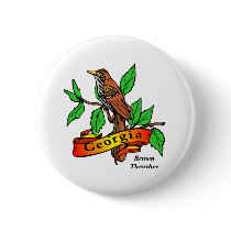 State of Georgia Gifts and Tees for Kids, Adults Pinback Button