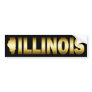 STATE OF ILLINOIS BUMPER STICKERS