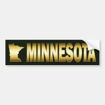 STATE OF MINNESOTA BUMPER STICKERS