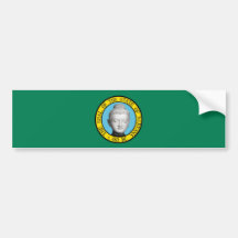 State Of Nirvana Flag Bumper Stickers