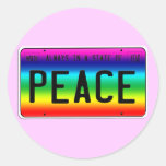 State of Peace Sticker