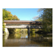 State Rd Bridge Ashtabula County Ohio Custom Announcements
