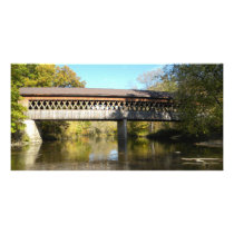 State Rd Bridge Ashtabula County Ohio Custom Photo Card