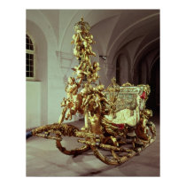 State sleigh of Ludwig II  built 1872-80 posters