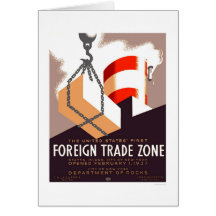 Staten Island Trade 1937 WPA Greeting Cards