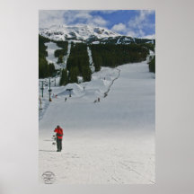 Station de sports de hiver de Lake Louise Poster