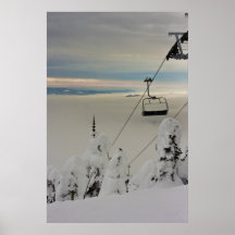 Station de sports de hiver poster