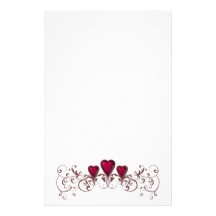 Stationary Award Winner Valentines Customized Stationery