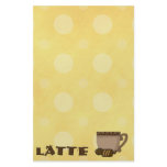 Stationary Coffee Latte Lovers Stationery