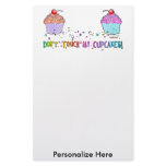 Stationary - Don't Touch My CUPCAKES! stationery