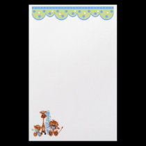 Stationary Jungle Baby Boy Many uses stationery