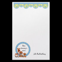 Stationary Jungle Baby Boy Many uses stationery