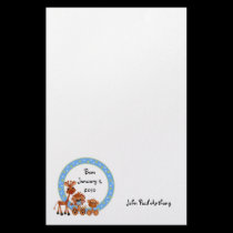 Stationary Jungle Baby Boy Many uses stationery