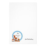 Stationary Jungle Baby Boy Many uses Personalized Stationery