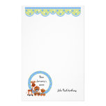 Stationary Jungle Baby Boy Many uses Personalized Stationery