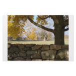 Stationary with fall scene stationery