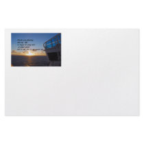 Stationary with inspirational quote customized stationery