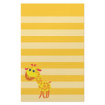 Stationary : yellow giraffe stationery