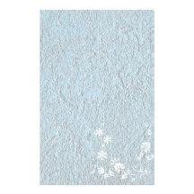 Stationery Old Paper Blue White Floral