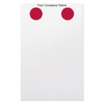 Stationery with Flag of Japan
