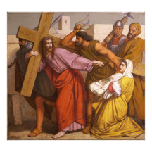 Stations of the Cross 5 Simon Carries the Cross Photo Print