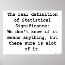 Statistical Significance Posters