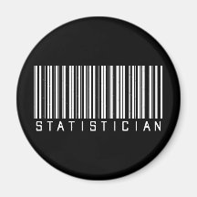 Statistician Bar Code Magnet