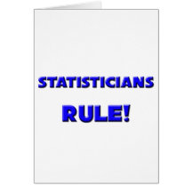Statisticians Rule! Greeting Cards